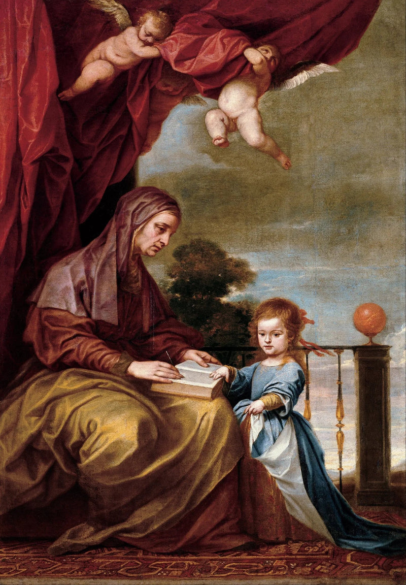L'educazione della Vergine - Alonso Cano