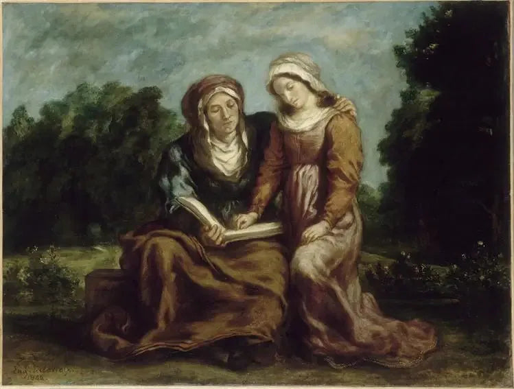 L'Educazione della Vergine - Eugène Delacroix