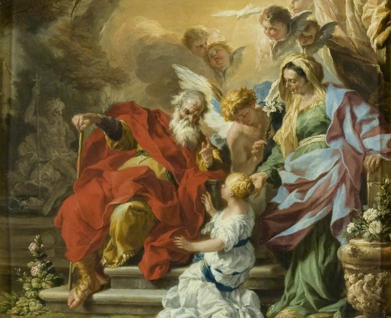 L'educazione della Vergine - Francesco Solimena