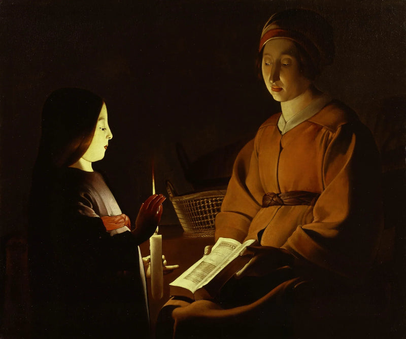 L'educazione della Vergine - Georges de La Tour