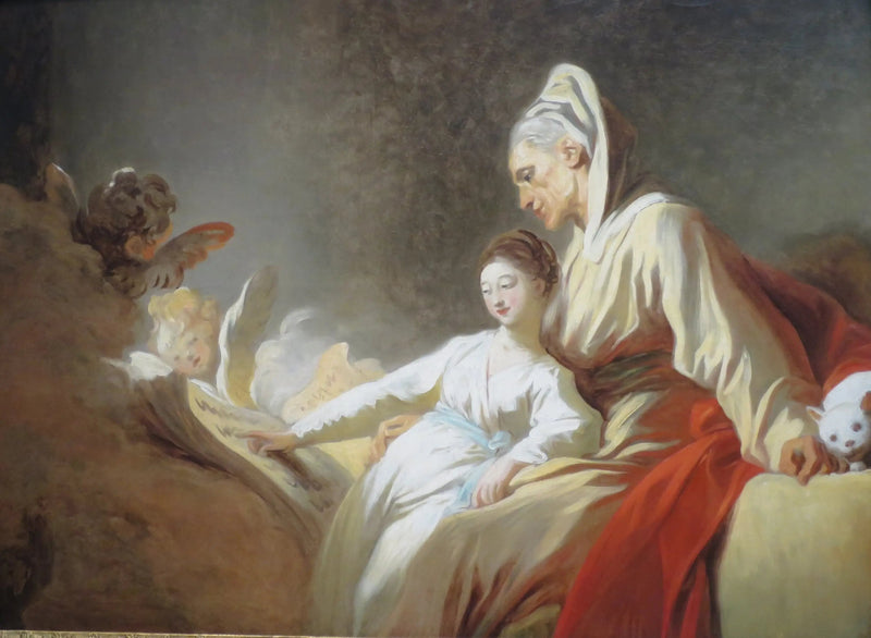 L'educazione della Vergine - Jean-Honoré Fragonard