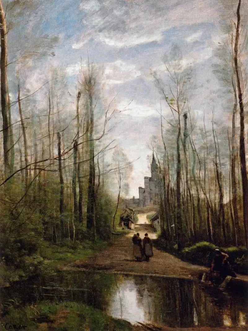 La chiesa di Marissel - Jean-Baptiste Camille Corot