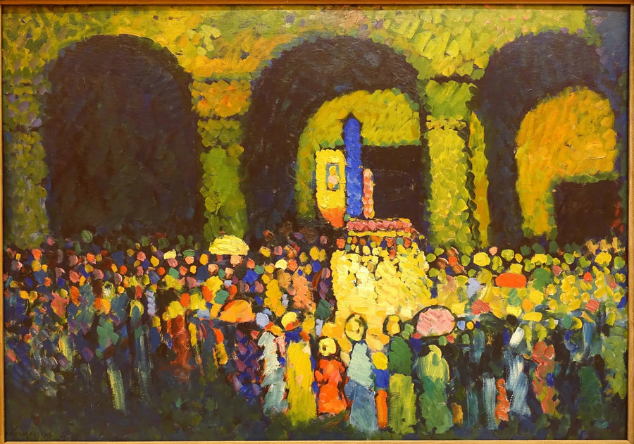 La chiesa di San Luigi a Monaco - Vassily Kandinsky