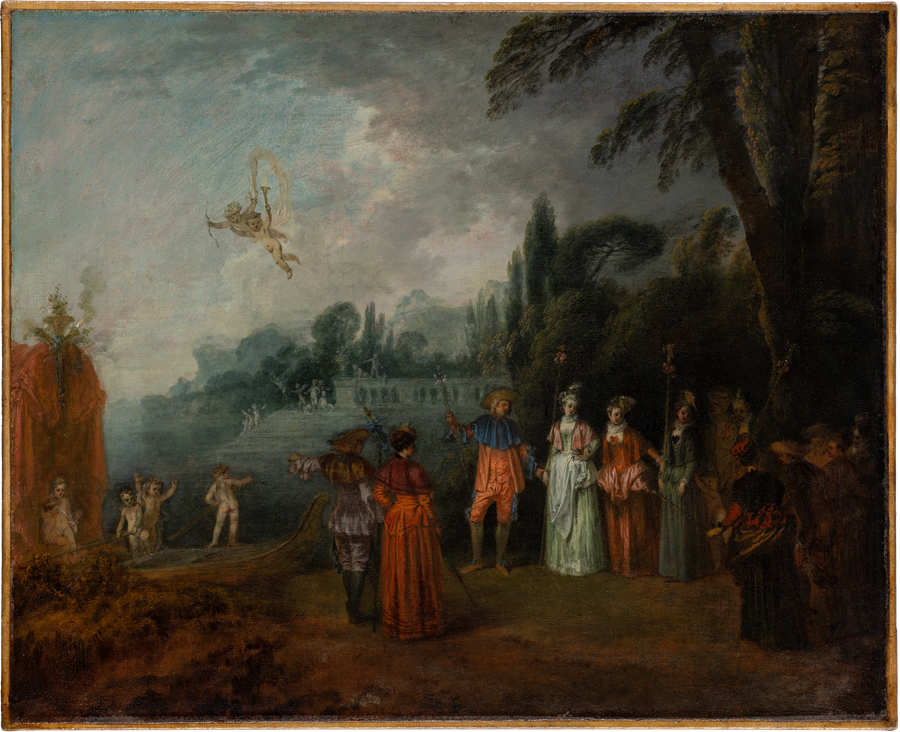 L'Embarquement pour Cythère - Antoine Watteau image 1 reproduction de peinture à l’huile