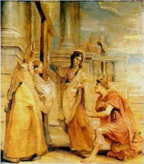 L'imperatore Costantino venera la Vera Croce - Peter Paul Rubens