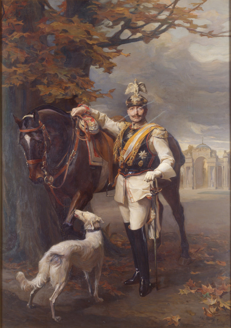 L'imperatore Guglielmo II, con i comunisti sullo sfondo - Filippo di Laoszlo