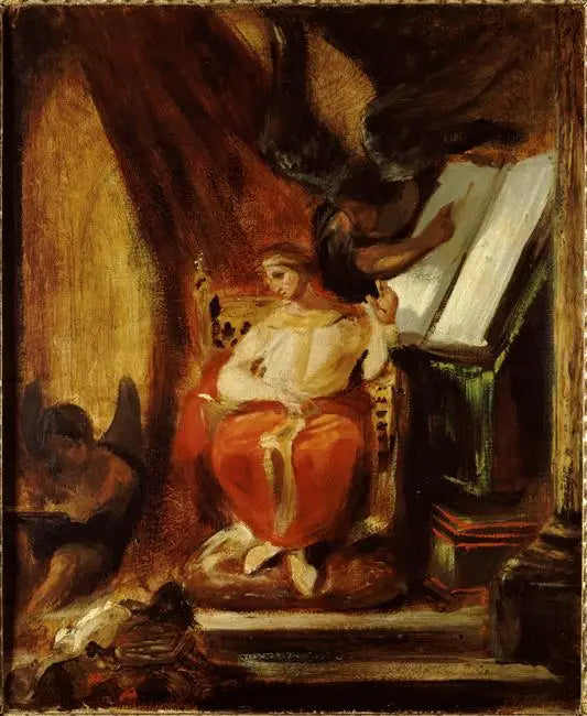 L'Imperatore Giustiniano che compone i suoi istituti - Eugène Delacroix