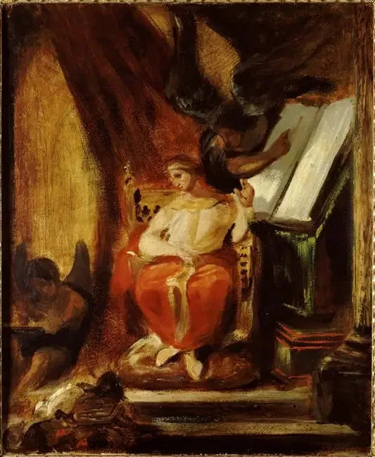 L'Imperatore Giustiniano che compone i suoi istituti - Eugène Delacroix