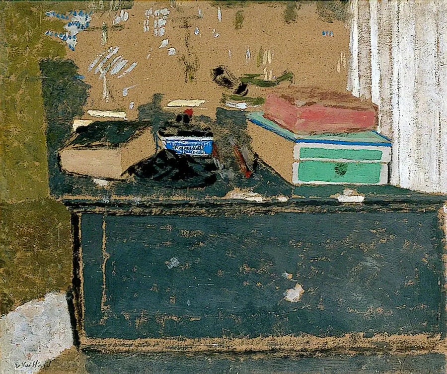 L'encrier blu sur la cheminée - Édouard Vuillard