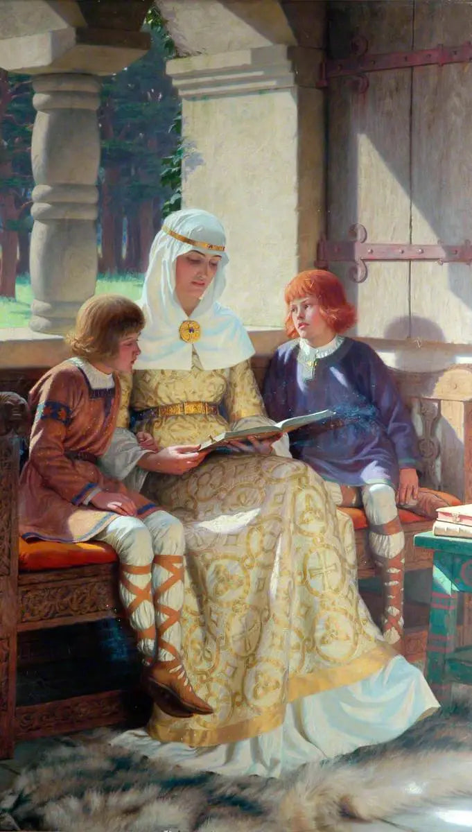 L'infanzia di Alfredo il Grande - Edmund Blair Leighton