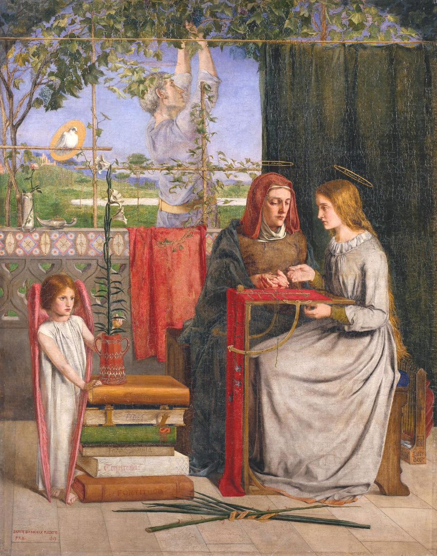 L'Infanzia della Vergine Maria - Dante Gabriel Rossetti