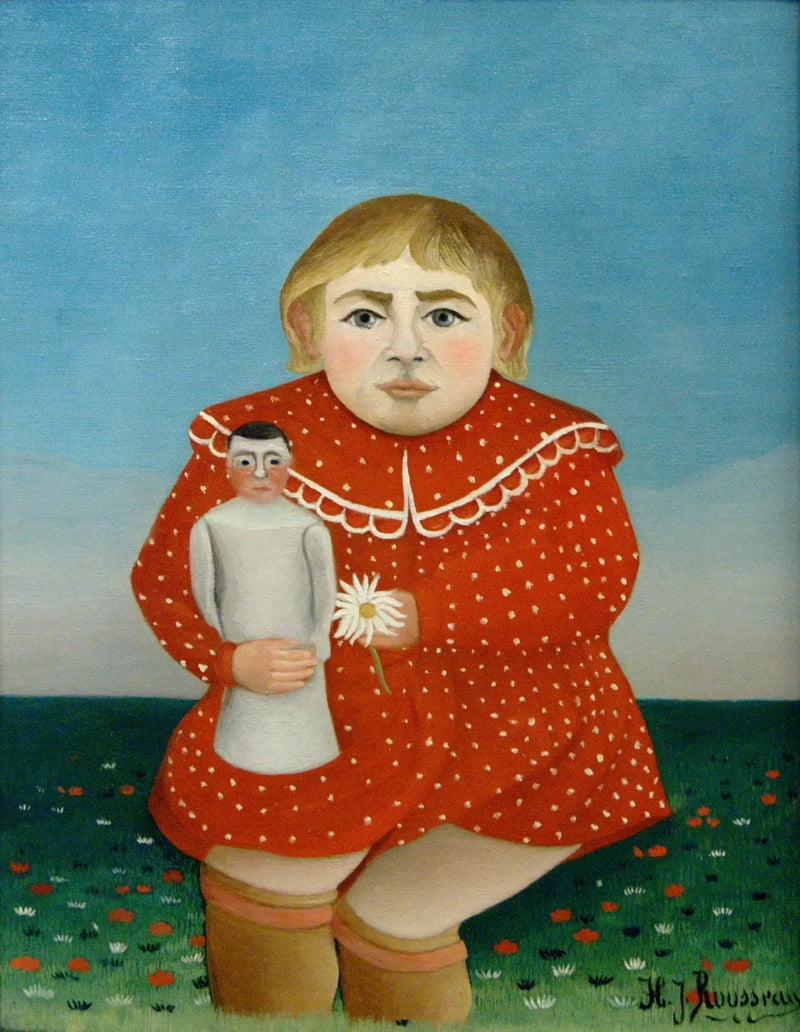 Il bambino con la bambola - Henri Rousseau