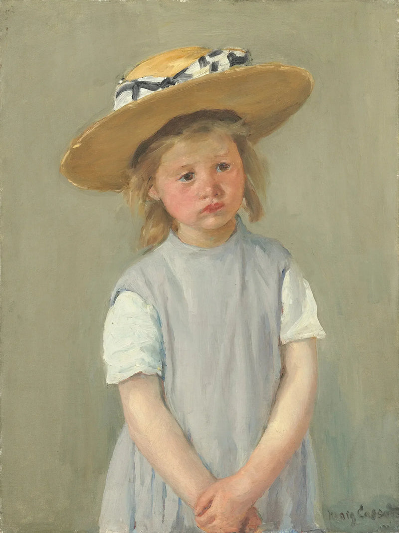 Il bambino con il cappello di paglia - Mary Cassatt