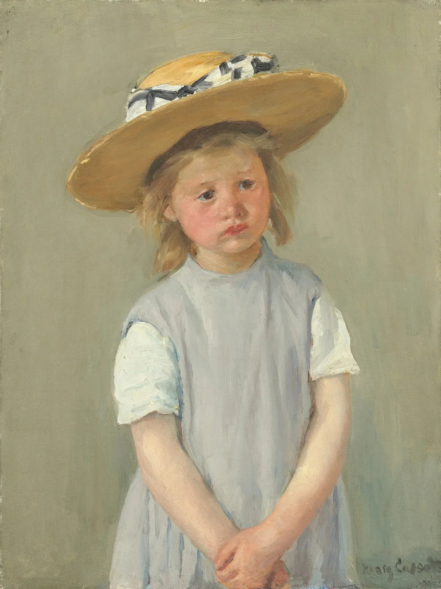Il bambino con il cappello di paglia - Mary Cassatt
