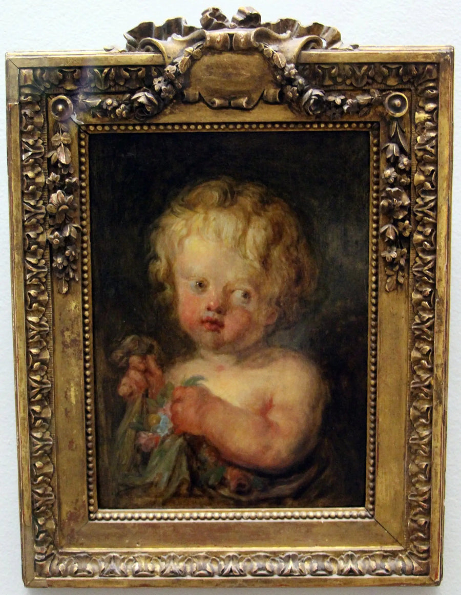 Il bambino con i fiori - Jean-Honoré Fragonard