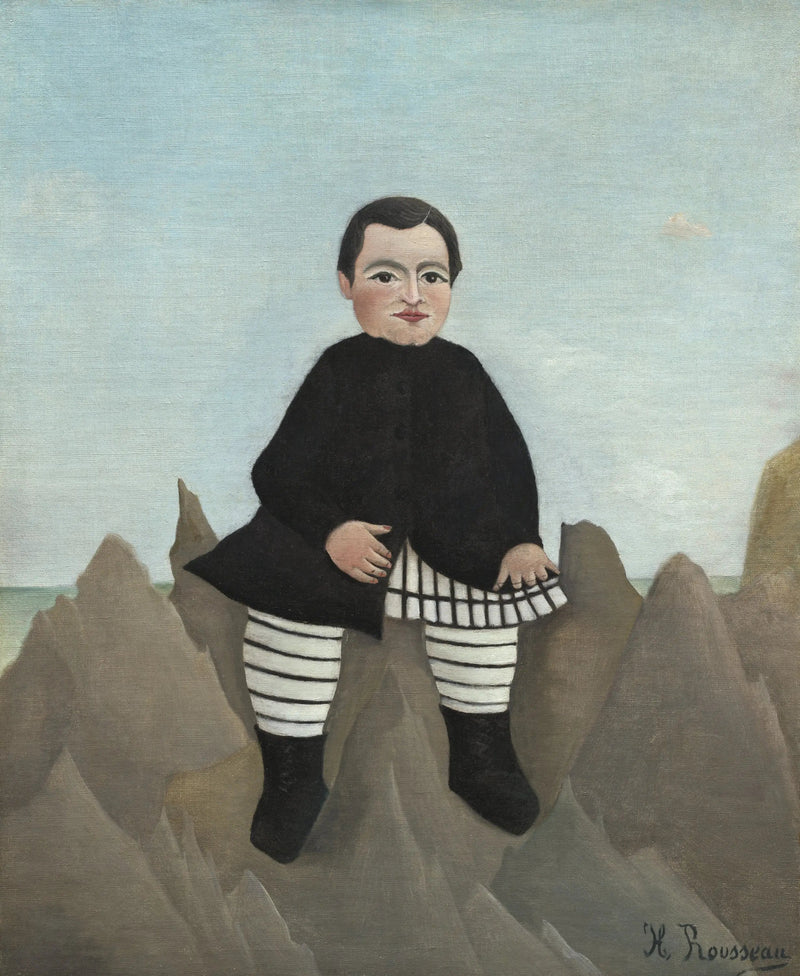 Il bambino tra le rocce - Henri Rousseau