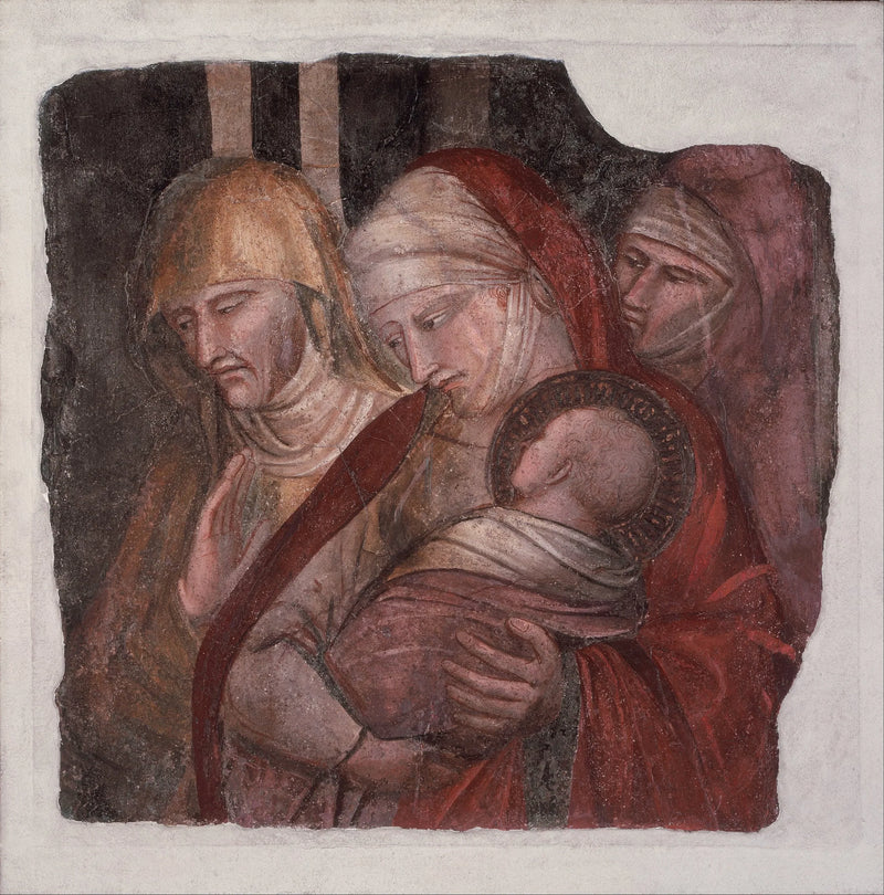 L'Enfant santo Giovanni Battista presentato a Zaccaria - Spinello Aretino