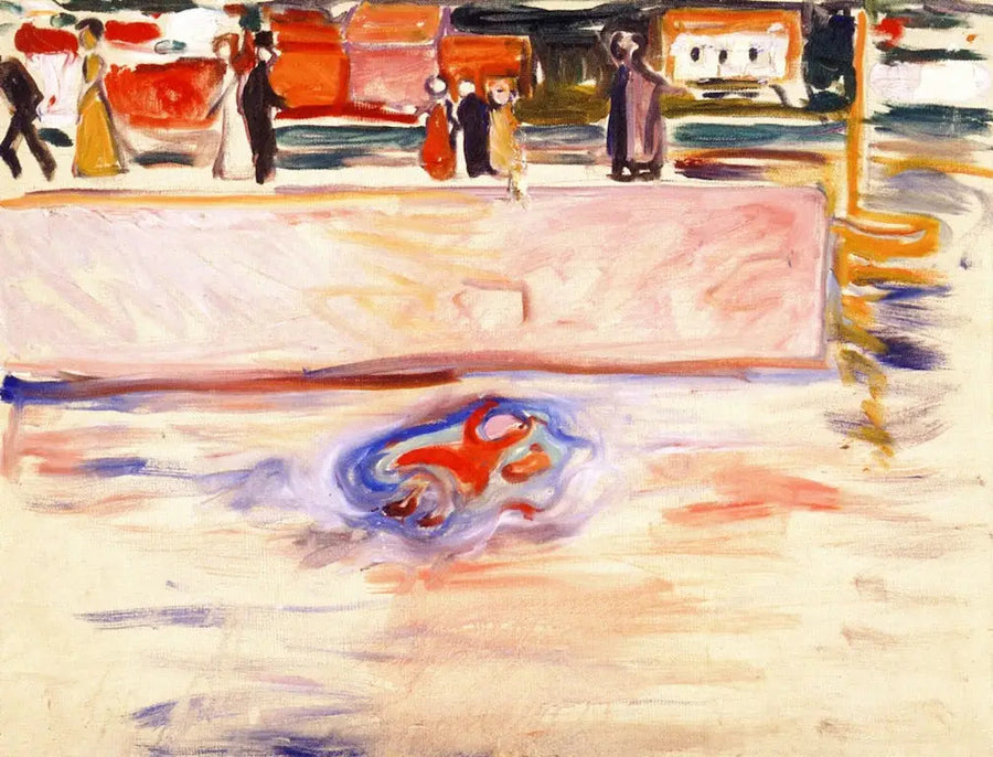 Il bambino che si sta annegando - Edvard Munch
