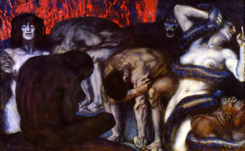 L'Inferno - Franz Von Stuck