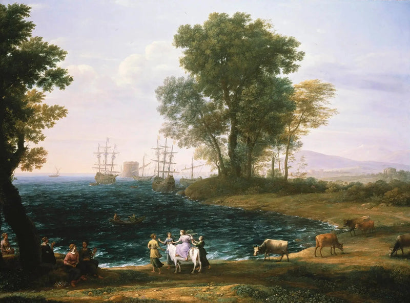 Il rapimento di Europa - Claude Lorrain