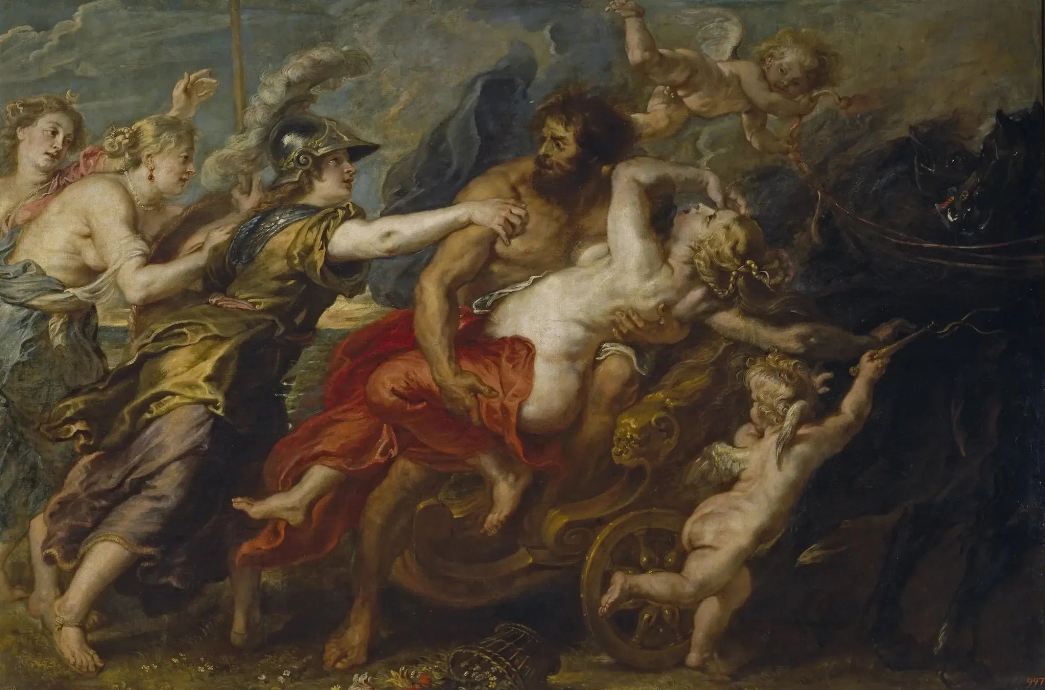 L'Enlèvement de Proserpine - Peter Paul Rubens image 1 copie peinte à la main à l’huile