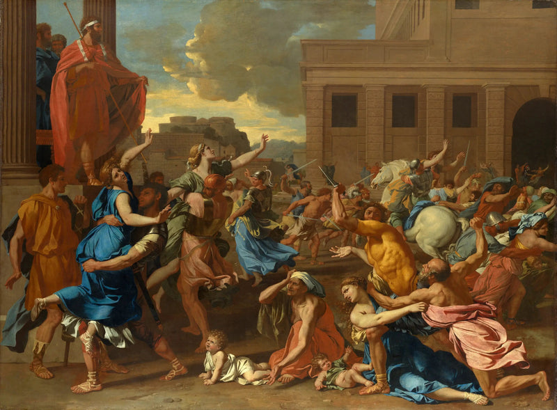 Il rapimento delle Sabine - Nicolas Poussin