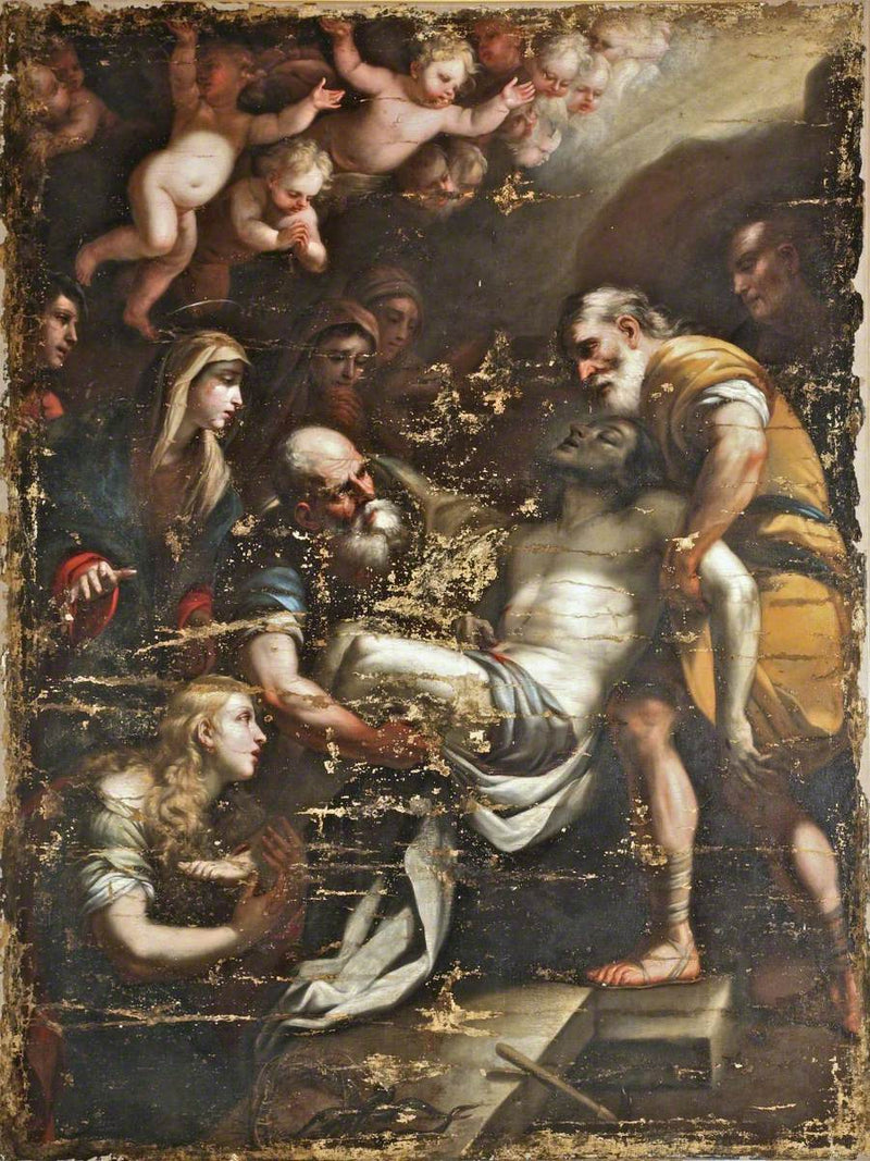 L'ensevelimento - Luca Giordano