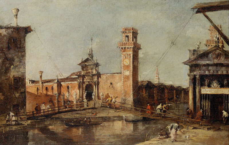 L'ingresso dell'Arsenale di Venezia - Francesco Guardi