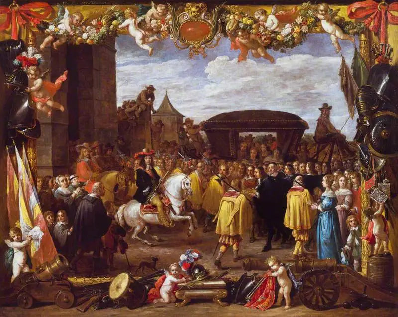 L'ingresso di Don Juan d'Austria a Bruxelles - David Teniers il Giovane