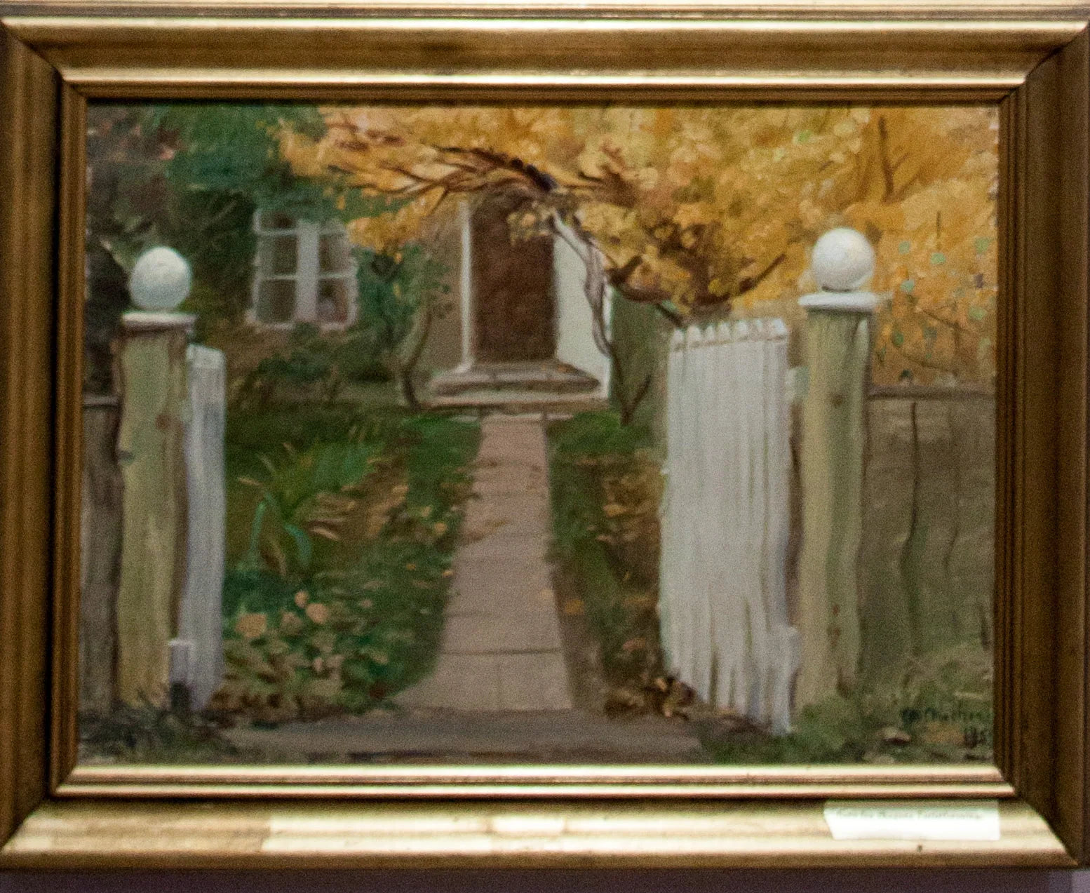 L'entrée de notre jardin - Anna Ancher image 1 tableau peint à l’huile sur toile