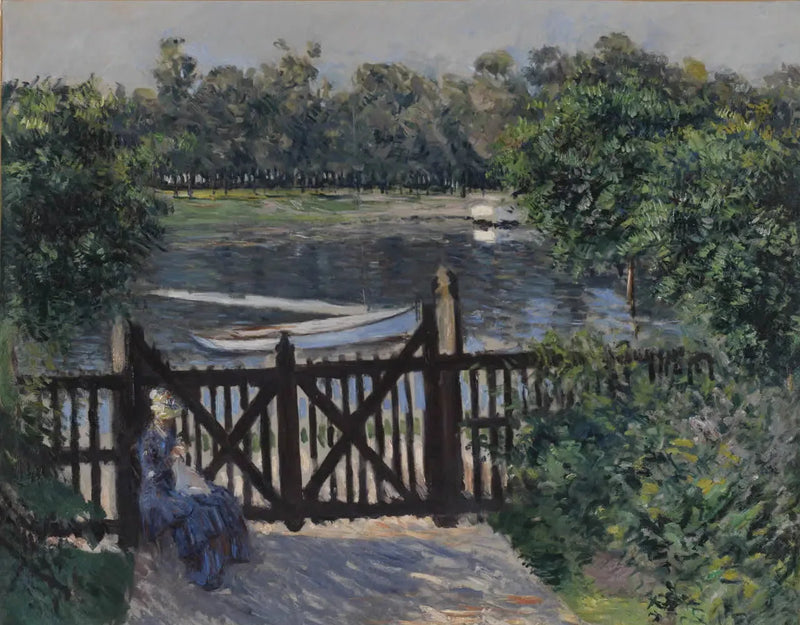 L'Ingresso del giardino, Petit-Gennevilliers - Gustave Caillebotte