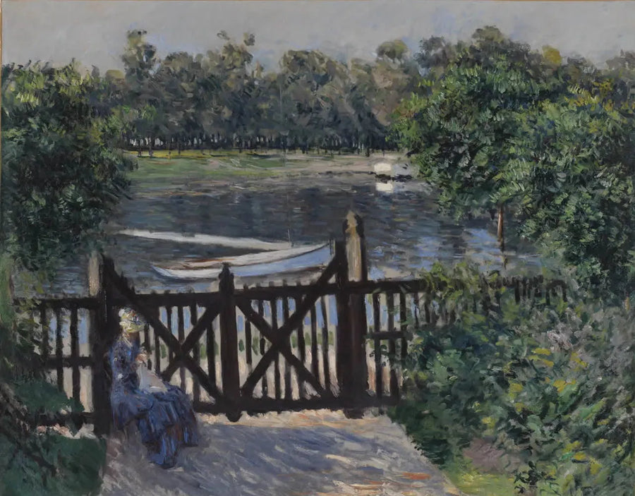 L'Ingresso del giardino, Petit-Gennevilliers - Gustave Caillebotte