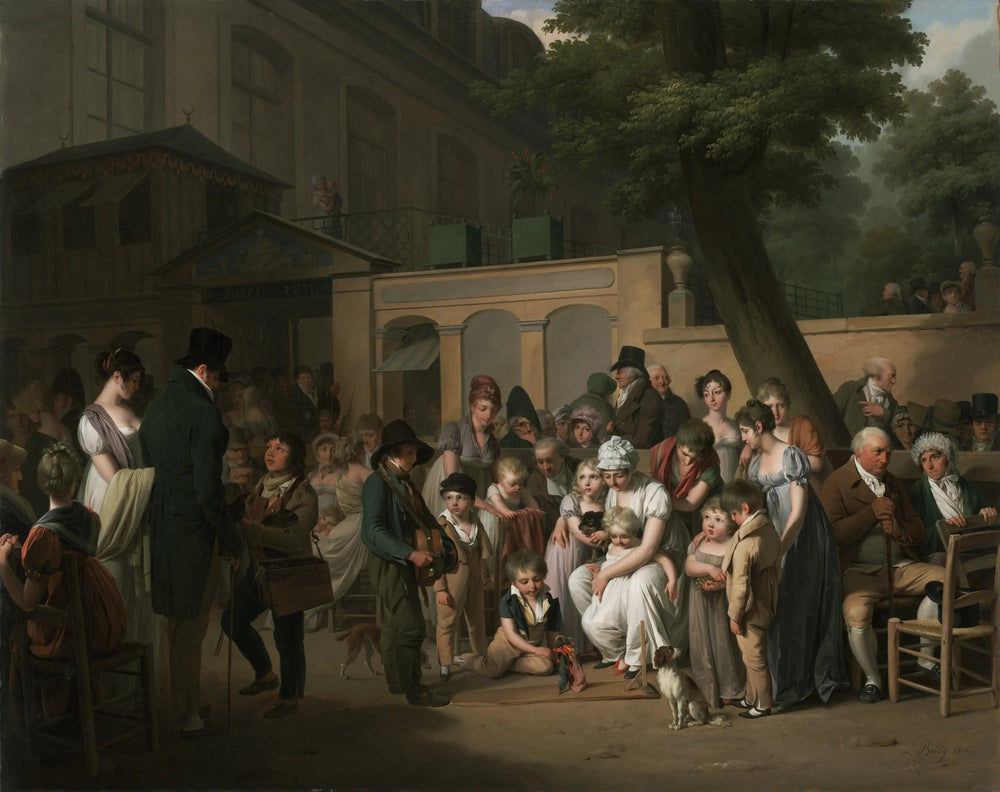 L'Entrée du jardin turc - Louis-Léopold Boilly image 1 copie peinte à la main à l’huile