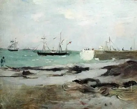 L'ingresso del porto - Berthe Morisot
