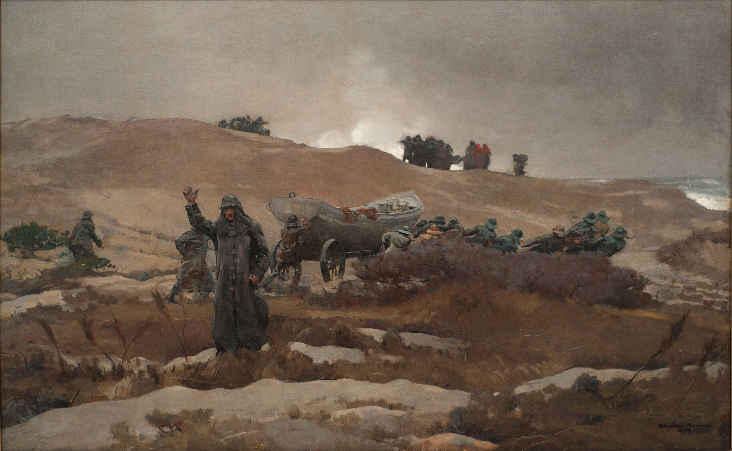 L'épave - Winslow Homer image 1 copie de tableau peinte à la main