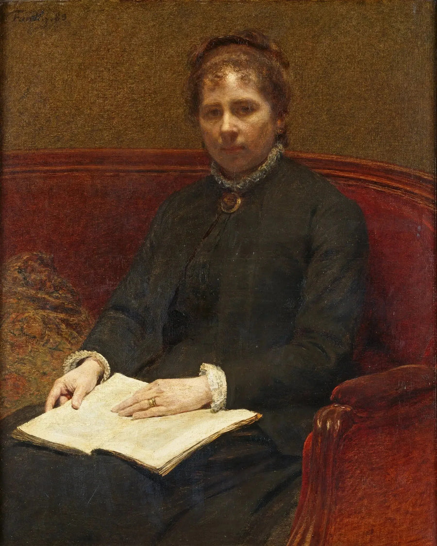 La moglie dell'artista - Henri Fantin-Latour