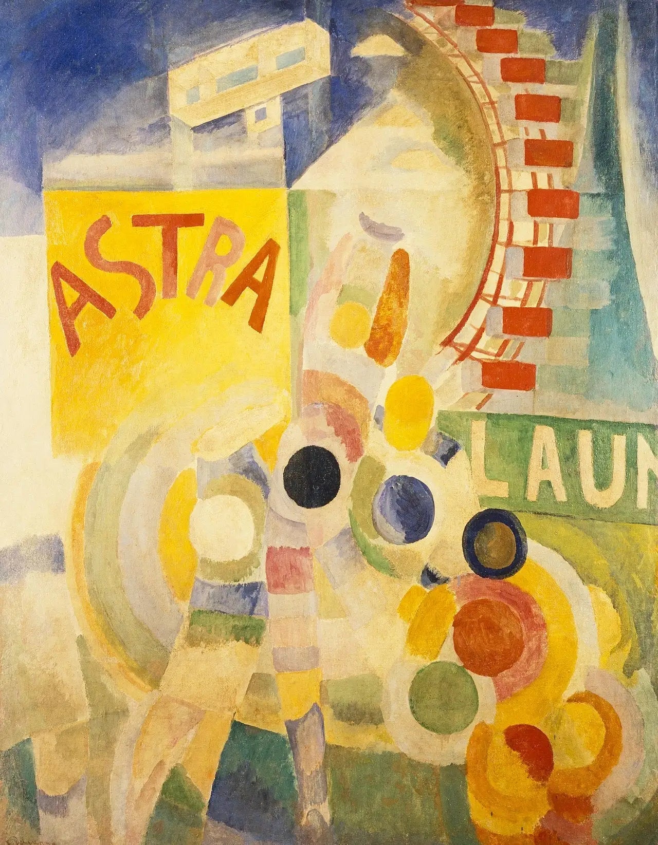 L'Équipe de Cardiff - Robert Delaunay image 1 tableau peint à l’huile sur toile