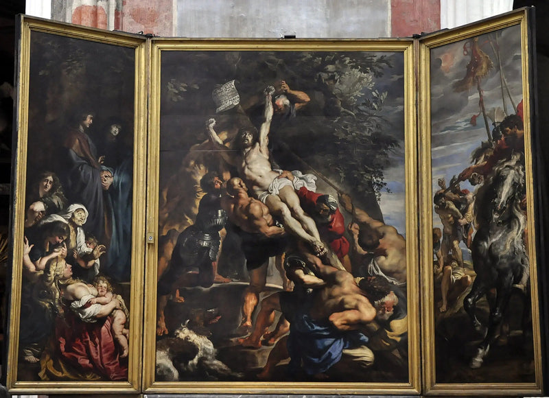 L'Érection de la croce - Peter Paul Rubens