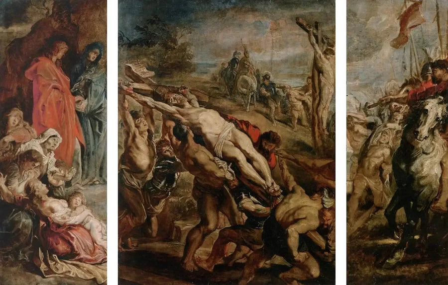 L'Érection de la Croix - Peter Paul Rubens