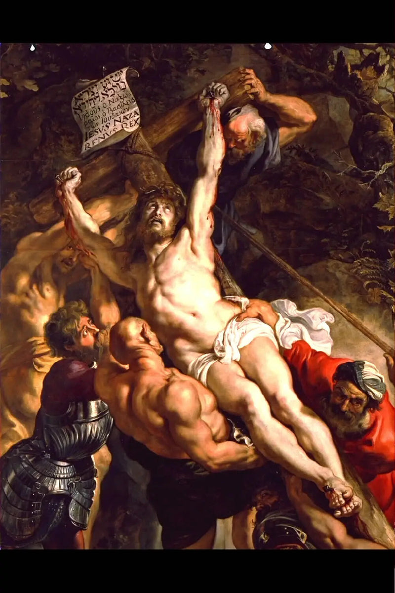 L'Érection de la croce - Peter Paul Rubens