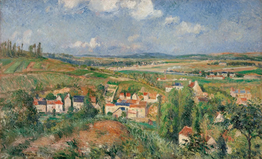 L'ermitage in estate, Pontoise - Camille Pissarro