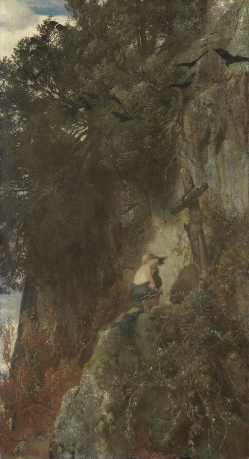 L'ermita - Arnold Böcklin