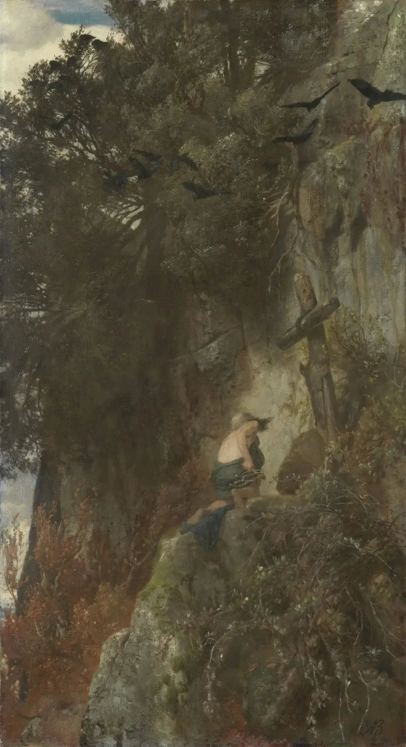 L'ermita - Arnold Böcklin