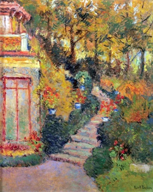 La scala a Lescure - Robert Antoine Pinchon