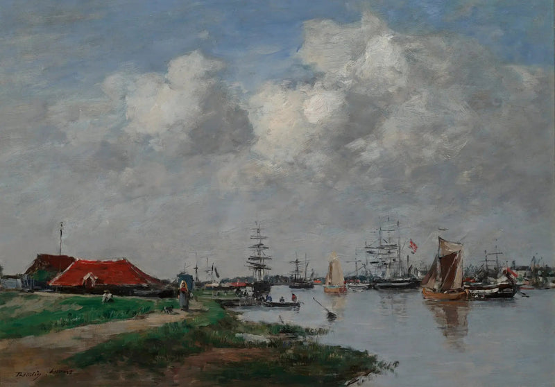 Lo Sceldt ad Anversa - Eugène Boudin
