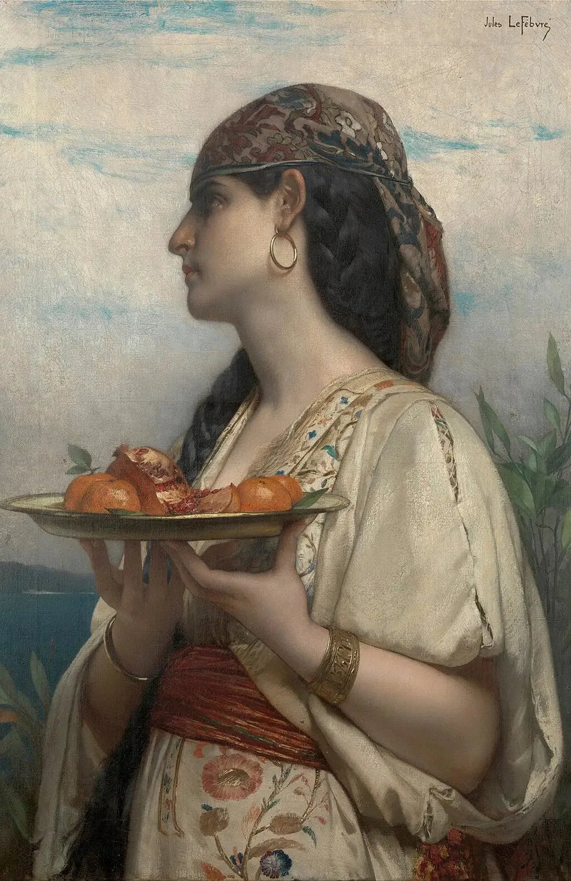 L'Esclave al piatto di frutta - Jules Lefebvre