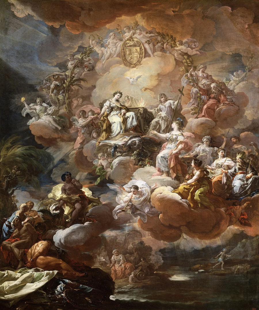 La Spagna rende omaggio alla Religione e alla Chiesa - Corrado Giaquinto