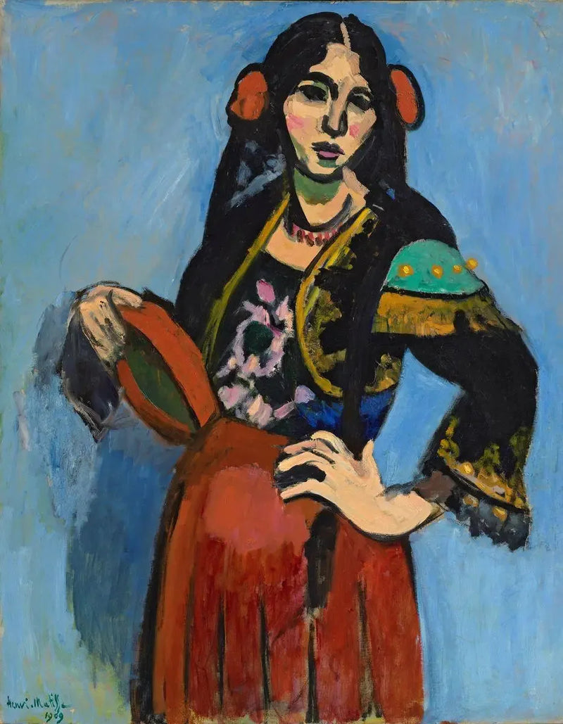 L'Espagnola con il tamburello - Henri Matisse
