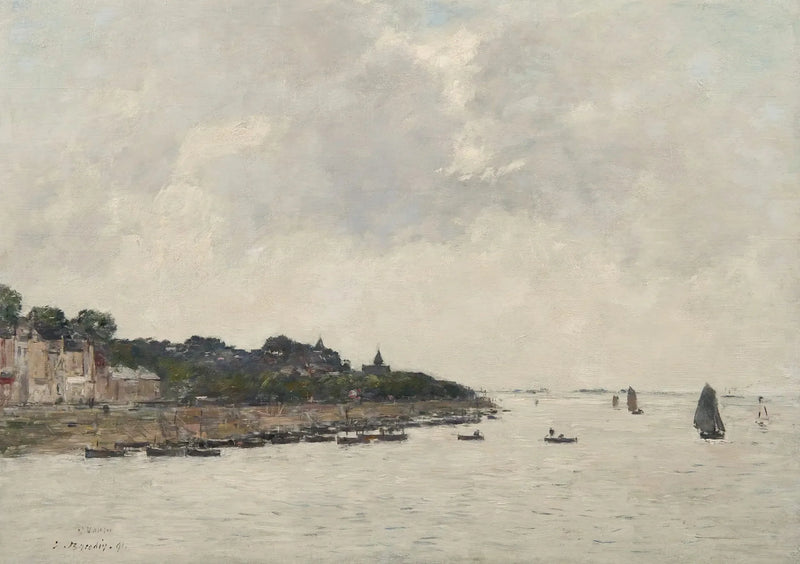 L'estuario della Somme a Saint-Valéry-sur-Somme - Eugène Boudin