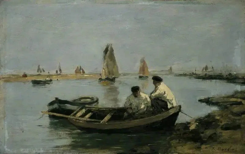 L'estuario - Eugène Boudin
